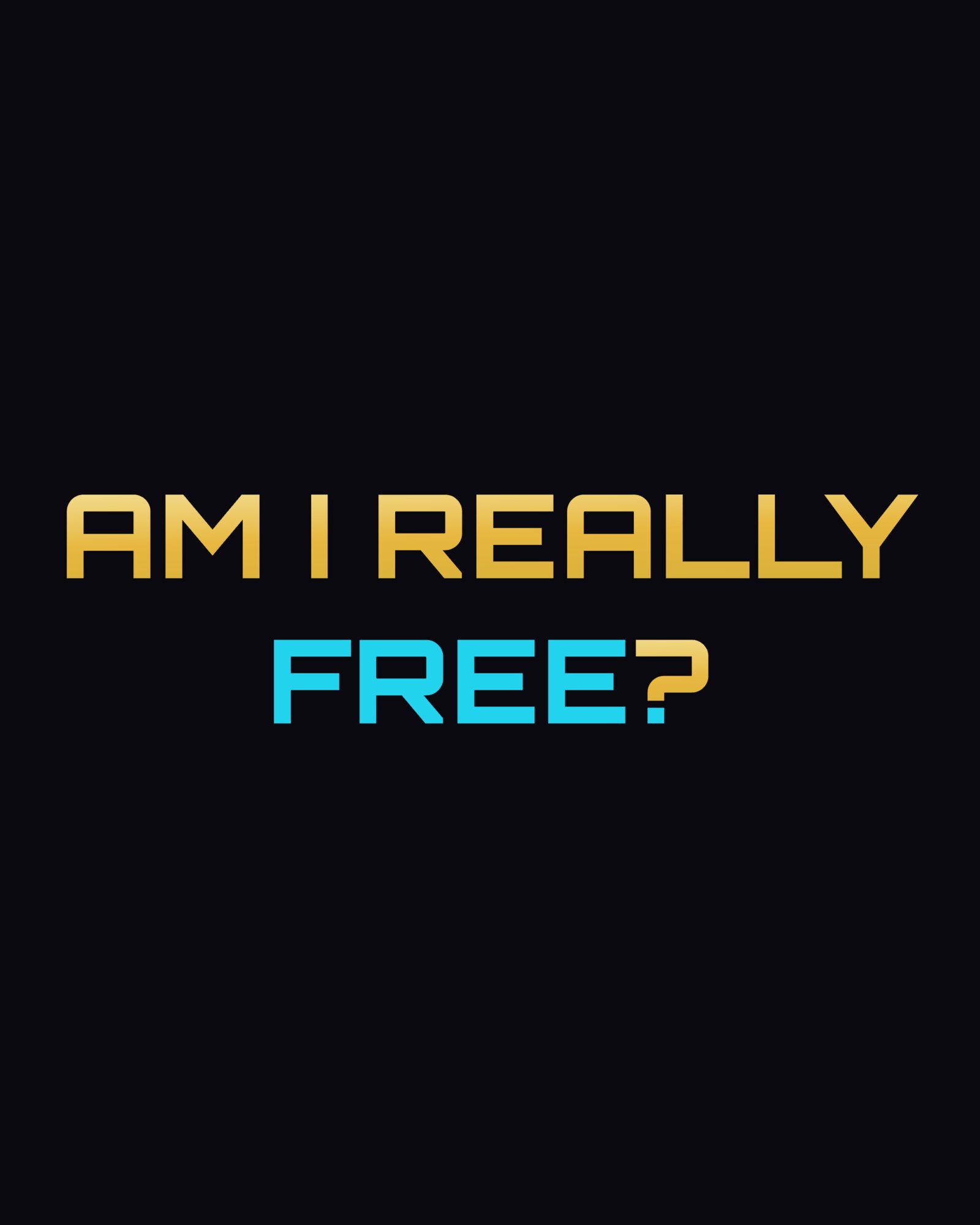 Am I Really Free? — the title as it calibrated at amireallyfree.no, 5 September 2026